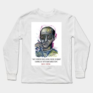 Hunter S. Thompson Long Sleeve T-Shirt